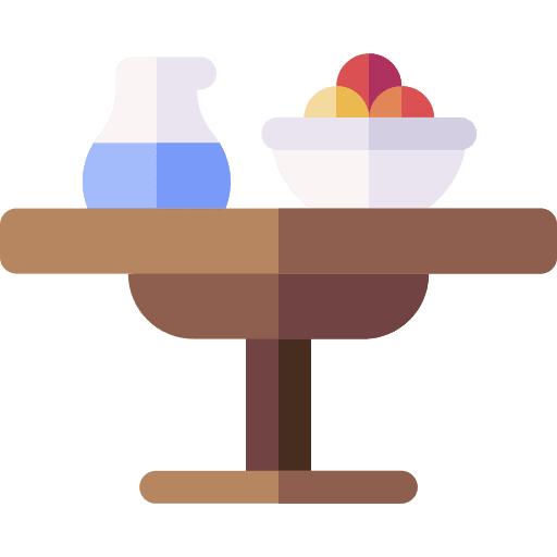 Table jar drink food icon