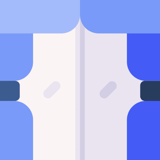 Window glass home decoration curtains icon