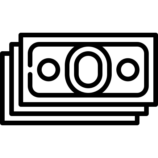 Salary business and finance business argent icon