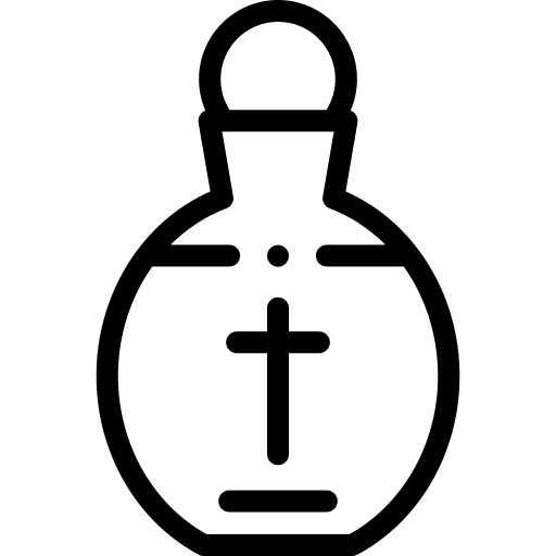 Holy water cross religion christianity icon