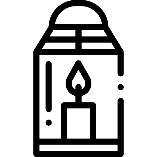 Candle fire cultures illumination icon