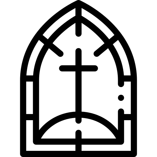 Window cultures religion cross icon