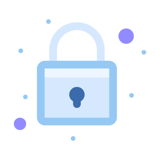 Lock padlock secure locked icon