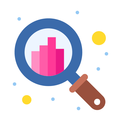 Search analysis business and finance searching icon