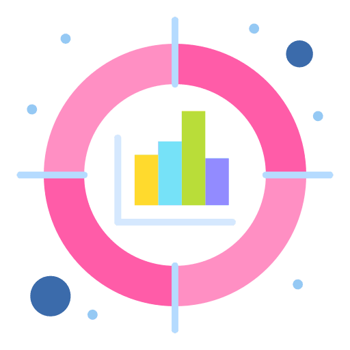 Analysis target sniper business and finance icon