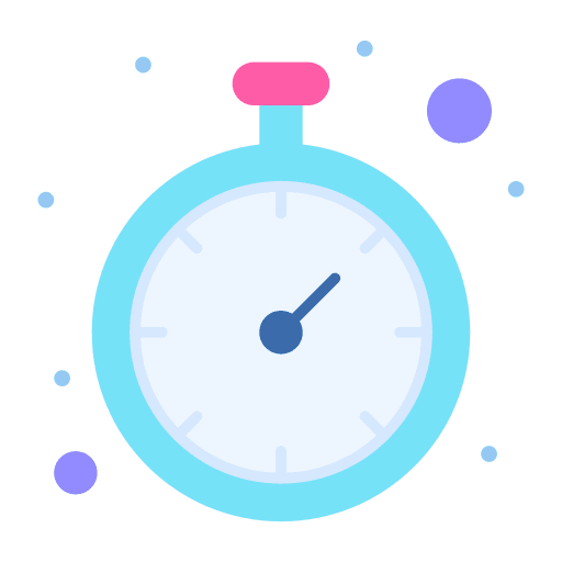 Clock time and date clock watch icon