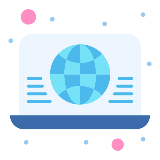 Globe internet globe education icon