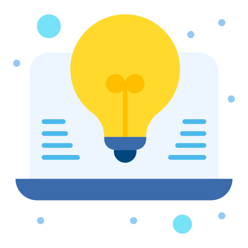 Laptop creative education laptop icon