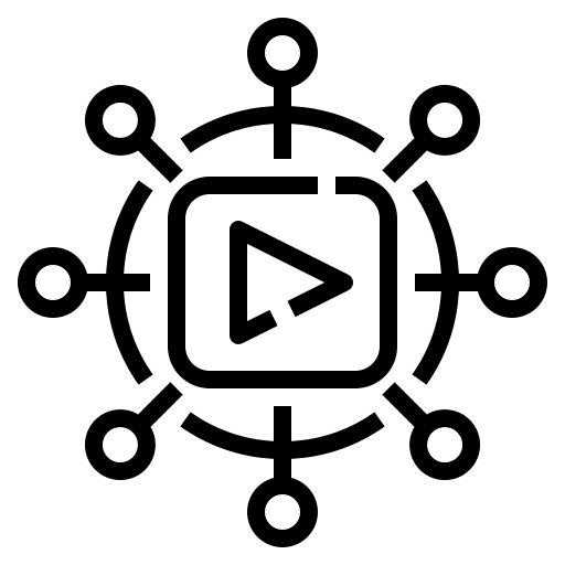 Network multimedia study e learning icon