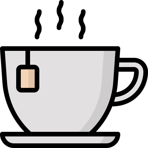 Hot tea cup hot tea food and restaurant icon