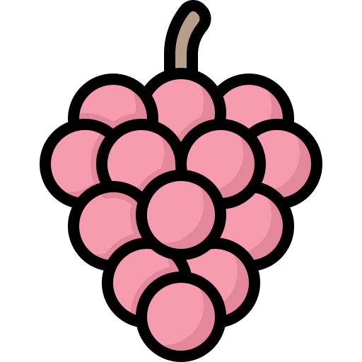 Grapes food and restaurant bouquet grapes icon