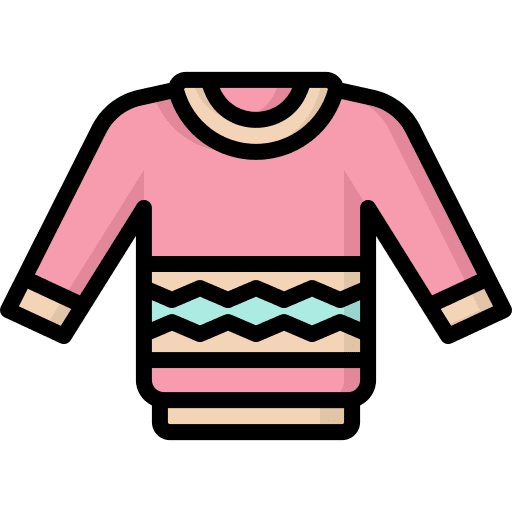 Sweater fashion sweatshirt garment icon