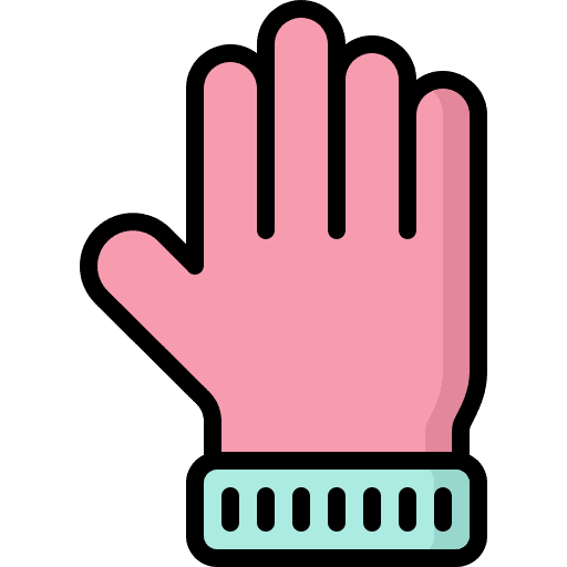 Winter gloves accessory ski gloves winter clothes icon