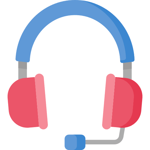 Headset microphone electronics headphones icon