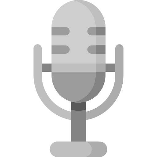 Microphone electronics sound technology icon