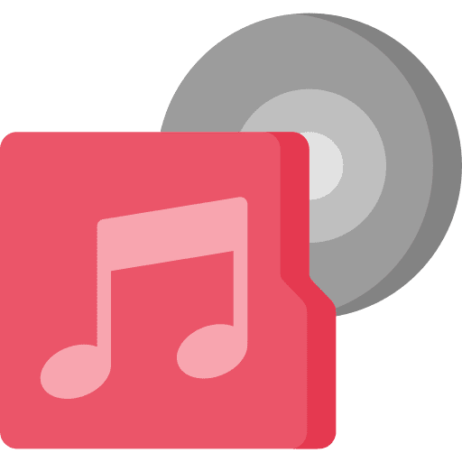 Music album album bluray cd player icon