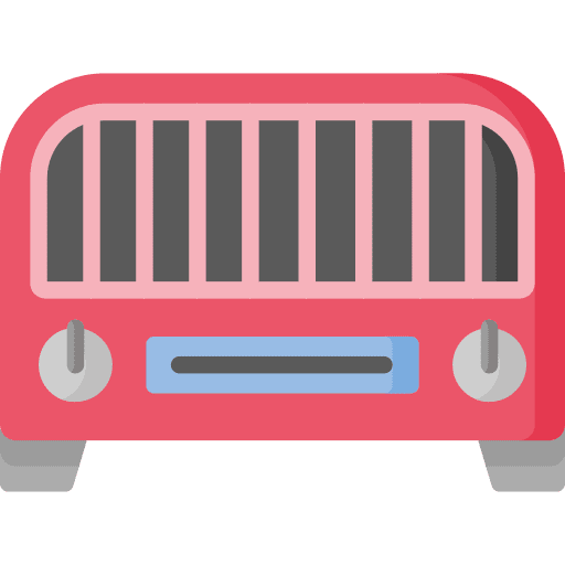 Radio radio antenna transistor news icon