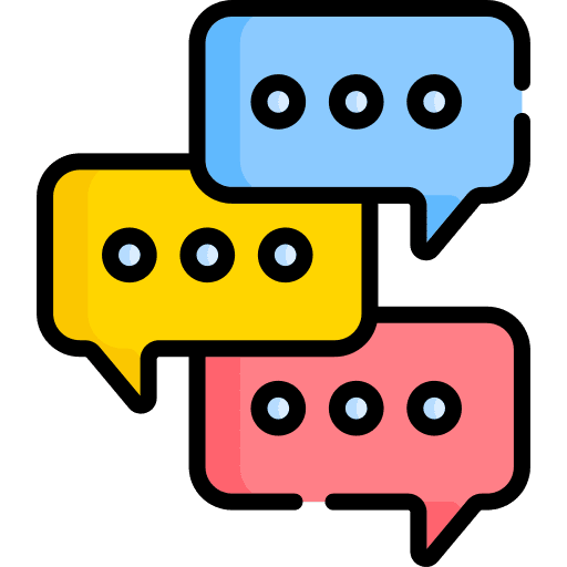 Chatting communications conversation chat icon