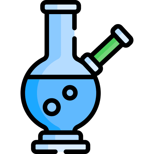 Bong tobacco smoke cannabis icon