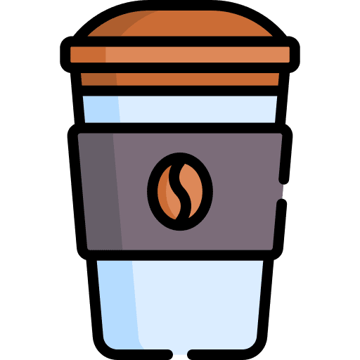 Coffee cup paper cup travel coffee shop icon