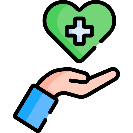 Healthcare love hearth medical icon