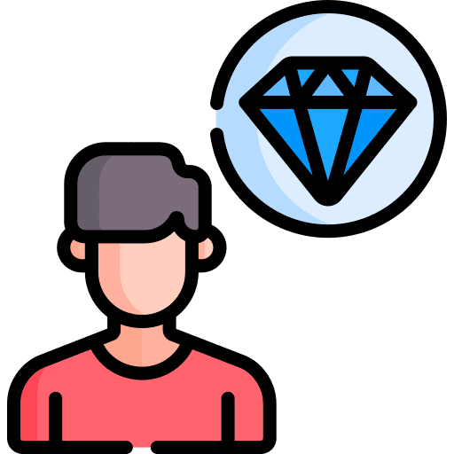 Perfectionist jewelry fashion precious stone icon