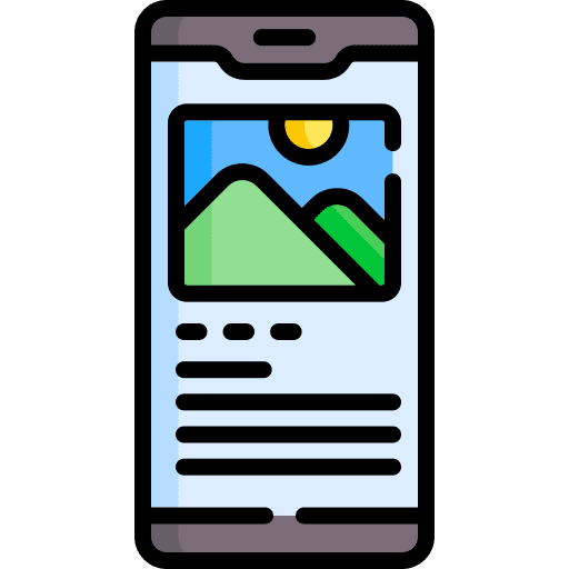 Smartphone social network smartphone communications icon