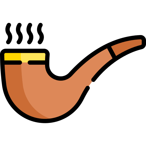 Smoking pipe miscellaneous smoker pipe icon
