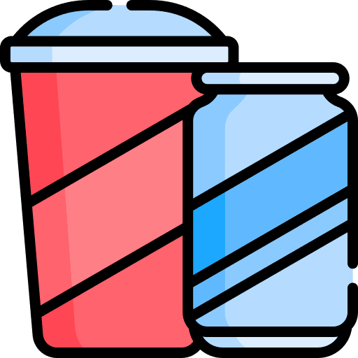 Soft drink glass beverage soda icon