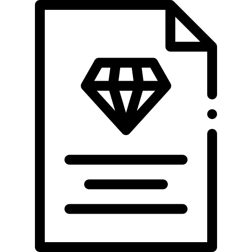 Certificate fashion certificate insignia icon