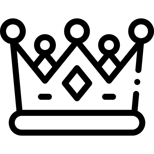 Crown royal monarchy king icon