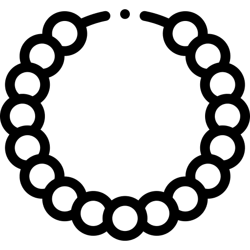 Necklace jewelry elegant accessory icon