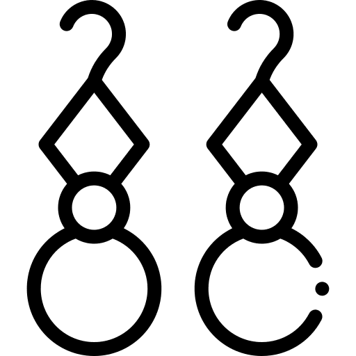 Earrings luxury accessories earrings icon