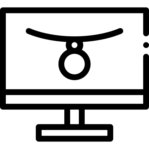 Necklace commerce and shopping online shopping accesory icon