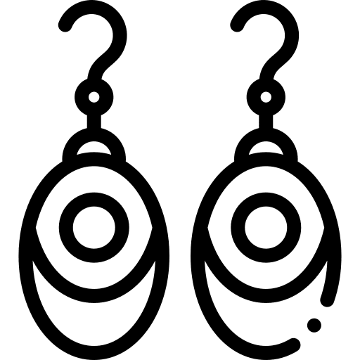 Earrings cultures glamour fashion icon