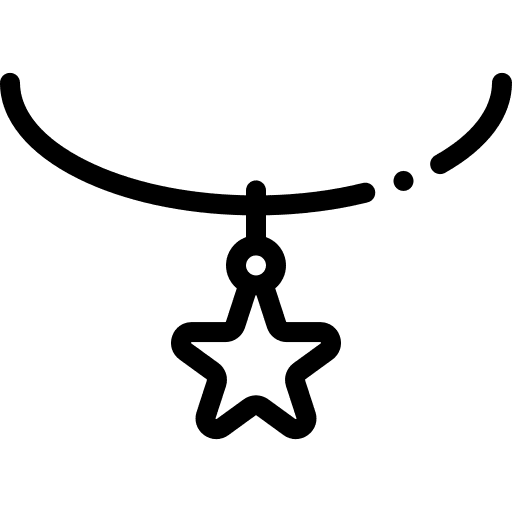 Necklace jewelry pendant necklace icon