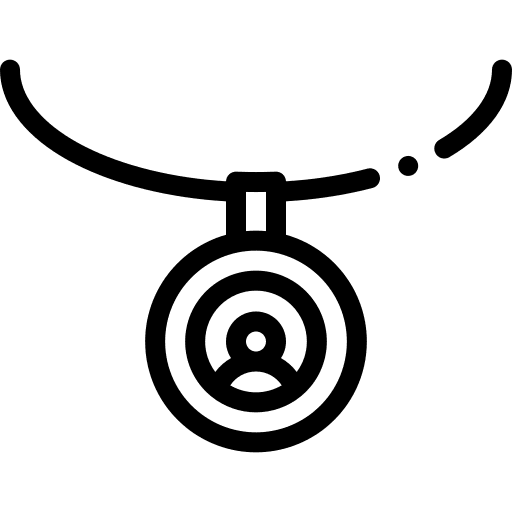 Necklace necklace fashion accesory icon