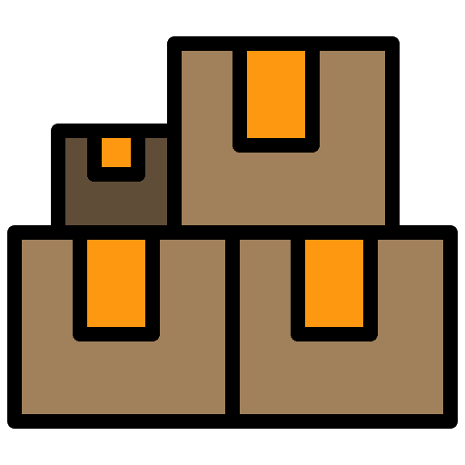 Box shipping courier box icon