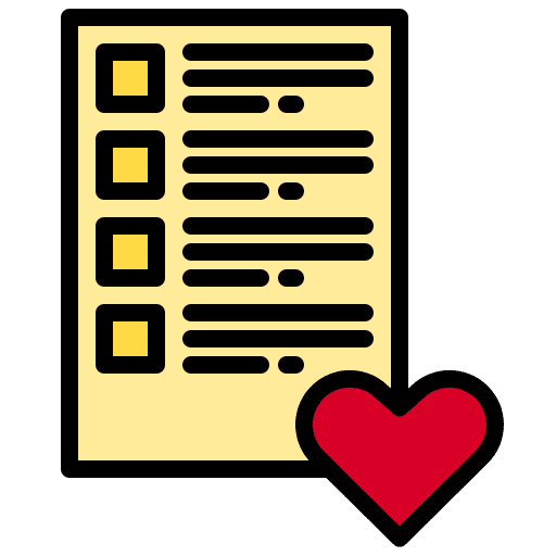 Favorite list favorites sheet icon