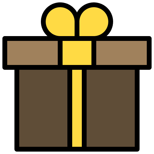 Gift birthday and party ecommerce package icon