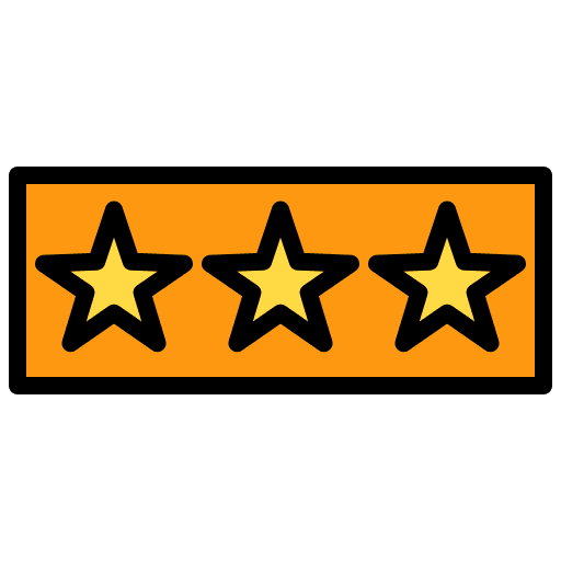 Star review star customer review icon