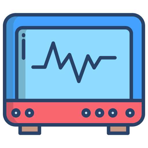 Ecg electronics ecg cardiology icon