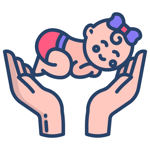 Protection parenthood family protection icon
