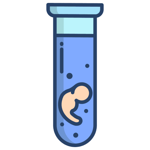 Test tube pregnancy healthcare and medical growing icon