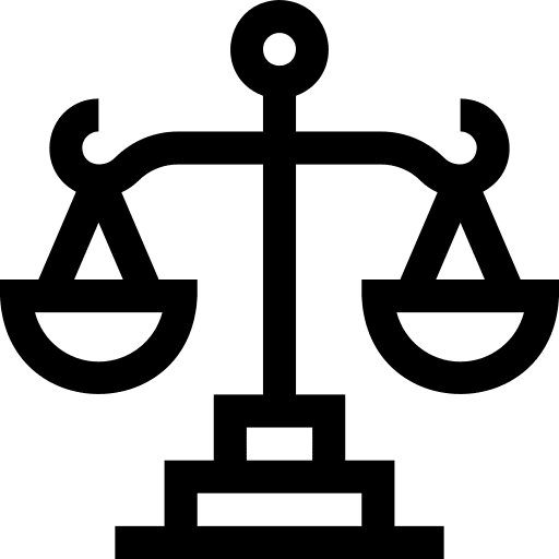 Balance legal balance law icon