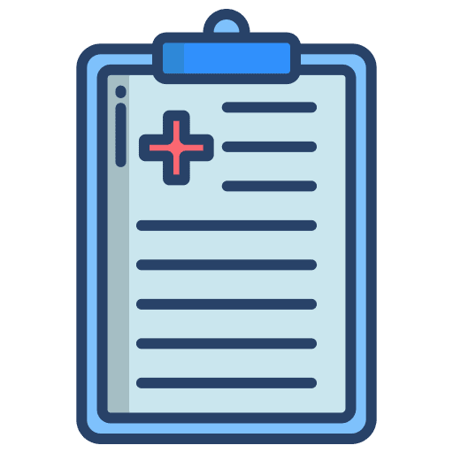Report report files and folders health report icon