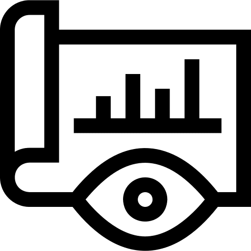 Chart cloud chart vision icon