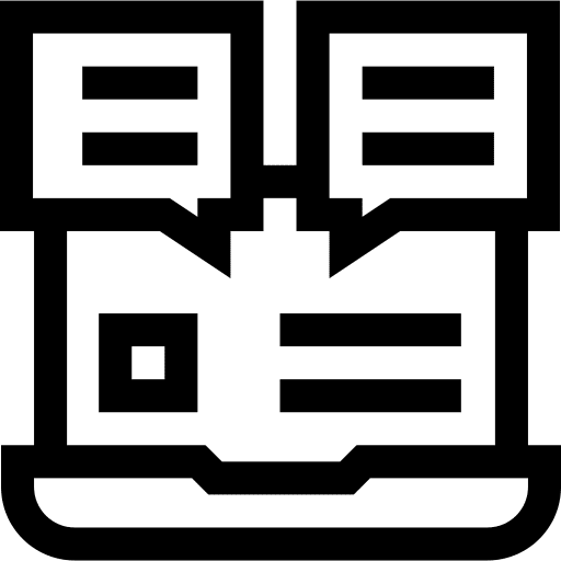 Chat conversation laptop message icon