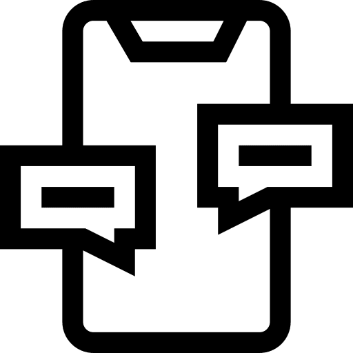 Chat technology mobile phone smartphone icon