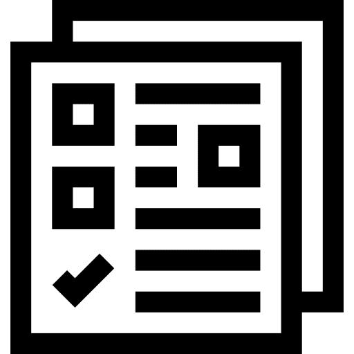 Checklist tasks compliance list icon